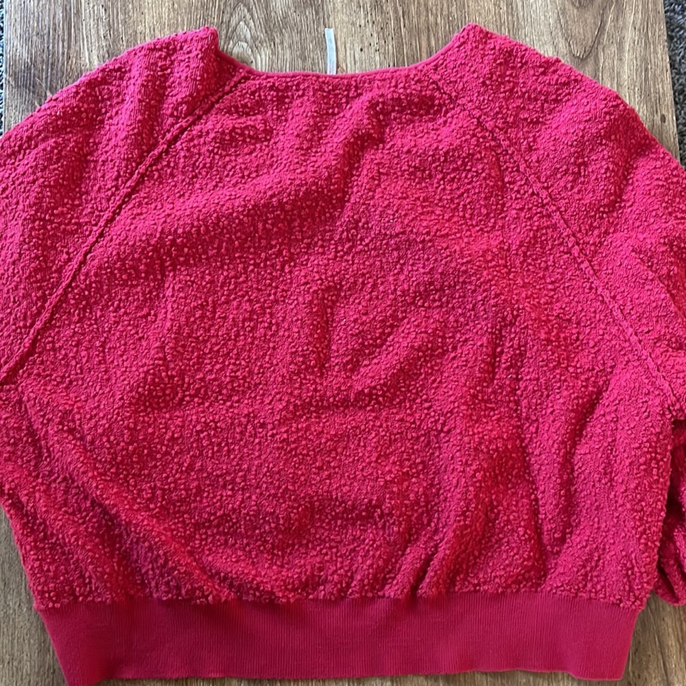 Free people cropped balloon sleeve sweater - Picture 7 of 7
